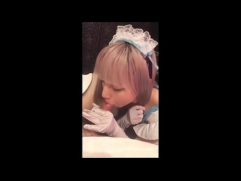 ❤️ Japanese Idol [mayuka], French maid costume, part 1, blowjob and jerk off with lotion ️ Anal video sa amin